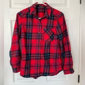 Eddie Bauer flannel plaid shirt